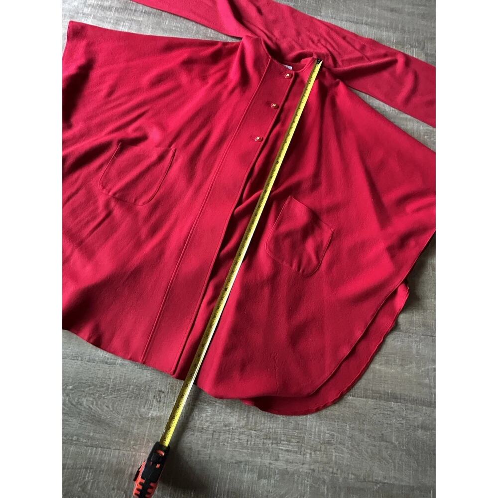Avoca Vintage Wool & Cashmere long Cape Coat with attached scarf size 1 - Picture 5 of 16